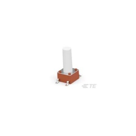 Te Connectivity Pushbutton Switch, Spst, Off-(On), Momentary, 0.05A, 24Vdc, Solder Terminal, Panel Mount 1571563-6